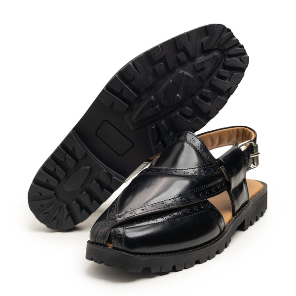 Nouroze Chappal Black