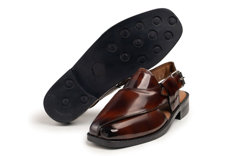 Peshawari Chappal Brown